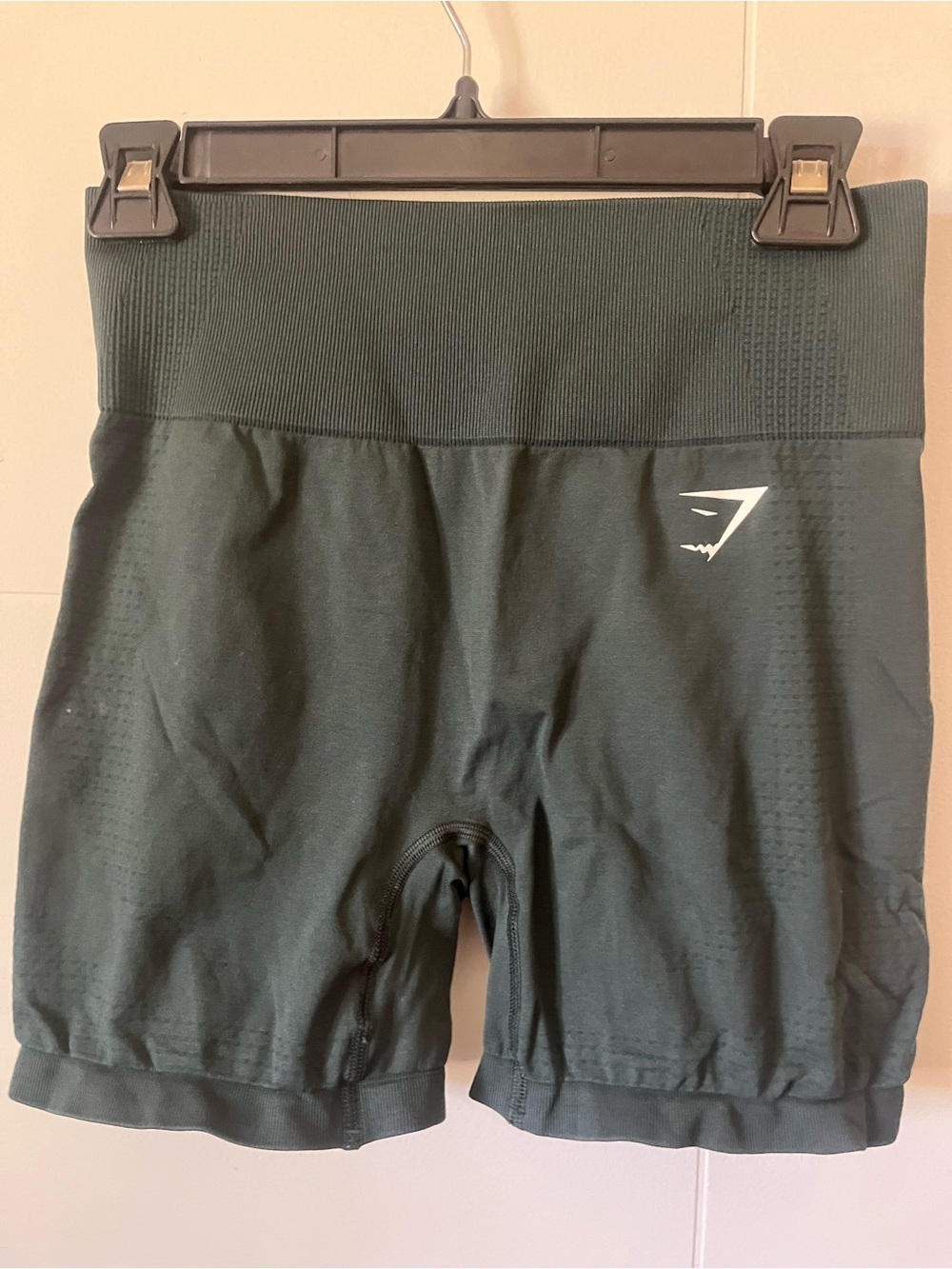 Gymshark Women’s Forest Green Seamless High-Waist Bike Shorts